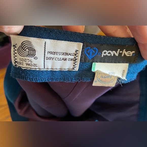 Vintage Pant Her Teal 2-piece Ladies Suit Wool - Picture 9 of 13